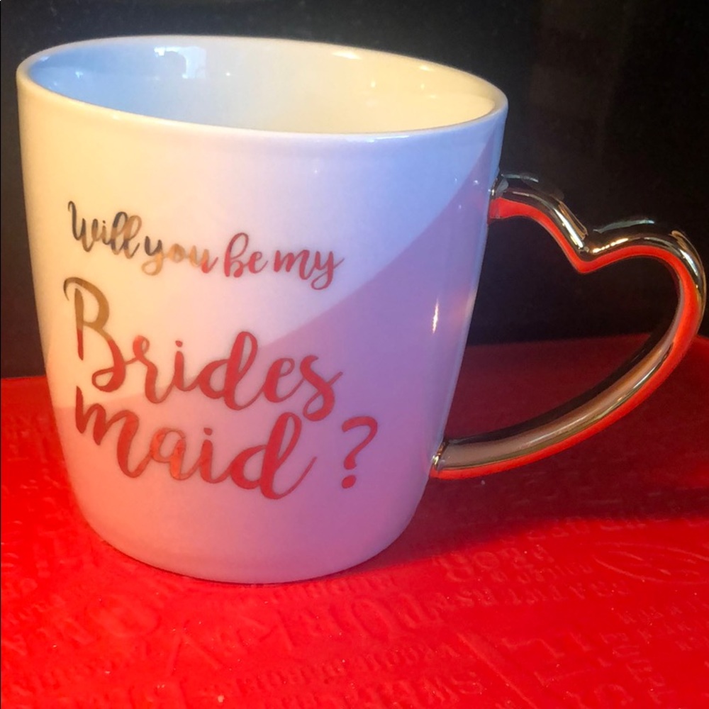 Will you be my bridesmaid coffee cup